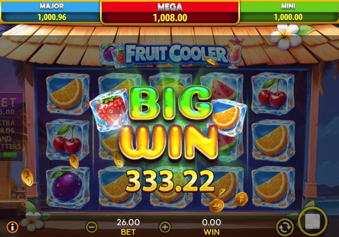 Fruit Cooler büyük kazanç